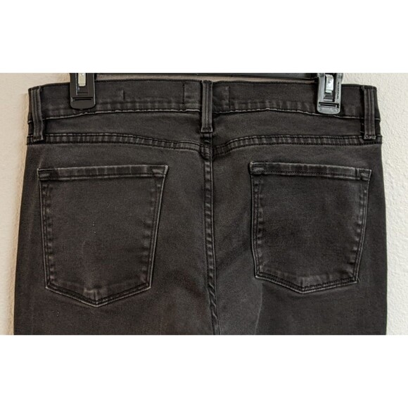 Women's Frame Denim Le Skinny de Jeanne in Film Noir (Black) Size 30 X 29 - Picture 10 of 16